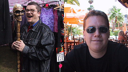 Tim Prater and Matt Raines in 2002