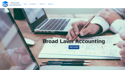 Broad Lawn Accounting website screenshot