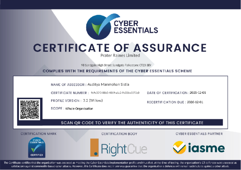 Cyber Essentials Certificate 2025-206