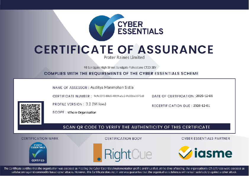 Cyber Essentials Certificate 2025-206