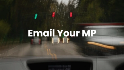 Email Your MP screenshot from lockoutdrinkdriving.org.uk site