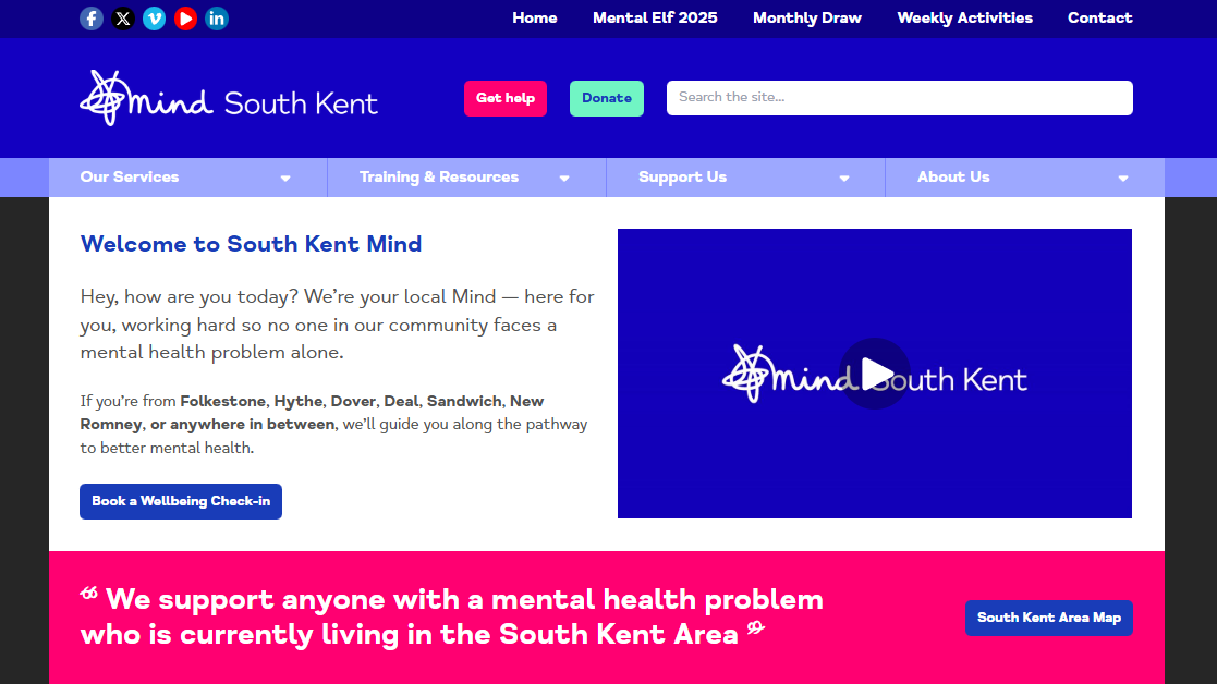South Kent MIND website