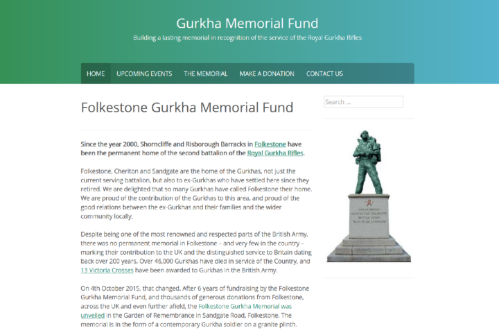 Gurkha Memorial Fund screenshot