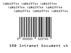 Part of an SRB cover sheet