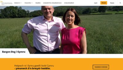 Welsh Liberal Democrats website: home page in Welsh